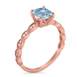 Vintage Style Round Natural Stone Ring