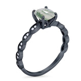 Vintage Style Round Natural Stone Ring