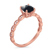 Vintage Style Round Natural Stone Ring