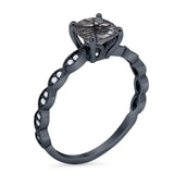 Vintage Style Round Natural Stone Ring