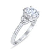 Art Deco Ring Round Natural Stone Beaded Ring