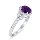 Art Deco Ring Round Natural Stone Beaded Ring