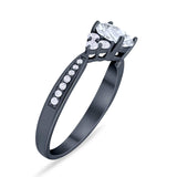 Vintage Style Round Natural Stone Ring