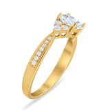 Vintage Style Round Natural Stone Ring