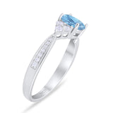 Vintage Style Round Natural Stone Ring