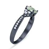 Vintage Style Round Natural Stone Ring