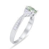 Vintage Style Round Natural Stone Ring