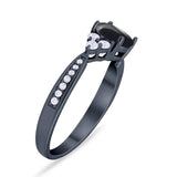 Vintage Style Round Natural Stone Ring