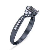 Vintage Style Round Natural Stone Ring