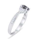 Vintage Style Round Natural Stone Ring