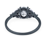 Art Deco Oval Trillium Ring