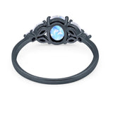 Art Deco Oval Trillium Ring