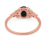 Art Deco Oval Trillium Ring