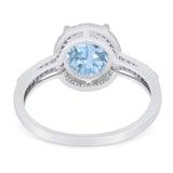 Art Deco Oval Natural Stone Wedding Ring