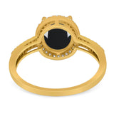 Art Deco Oval Natural Stone Wedding Ring