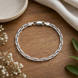 Mariner Link Bracelet Adjustable 925 Sterling Silver