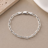Paperclip Link Adjustable Bracelet