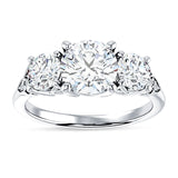 IGI Certified Round 3 Carat Lab Grown Diamond Trio Ring