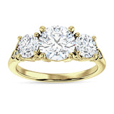 IGI Certified Round 1 Carat Lab Grown Diamond Trio Ring