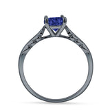 leaf Solitaire Ring