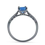 leaf Solitaire Ring