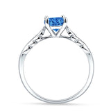 leaf Solitaire Ring