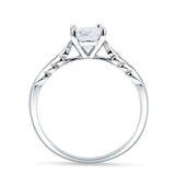 leaf Solitaire Ring