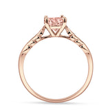leaf Solitaire Ring