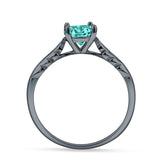 leaf Solitaire Ring