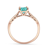 leaf Solitaire Ring