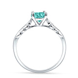 leaf Solitaire Ring