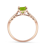 leaf Solitaire Ring