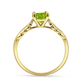 leaf Solitaire Ring