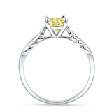 leaf Solitaire Ring