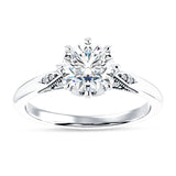 IGI Certified Round 3 Carat Lab Grown Diamond Art Deco Marquise Style Ring