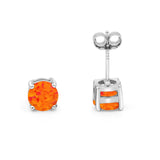 Solitaire Earrings
