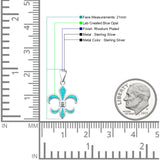  Fleur De Lis Pendant 