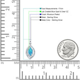 Marquise CZ Pendant 