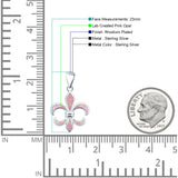  Fleur De Lis Pendant 