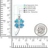Plumeria Heart Pendant 