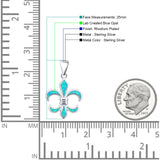  Fleur De Lis Pendant 