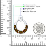 Round Dangle Pendant 