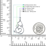  Star & Stethoscope Pendant 