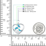  Heart & Star Pendant 