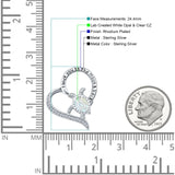  Turtle & Heart Pendant 