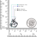  Horse Pendant Necklace