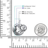  Moon & Sun Pendant Necklace