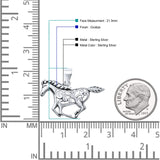  Horse Pendant Necklace