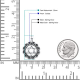 Star Of David Pendant Necklace