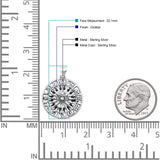  Zodiac Chart Pendant Necklace